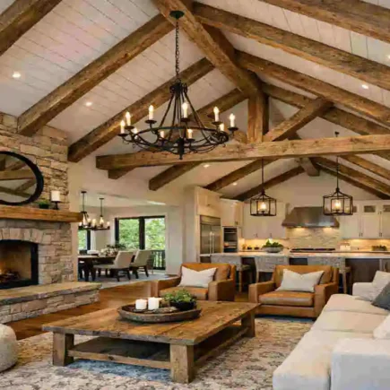 Vaulted Ceilings and Exposed Beams