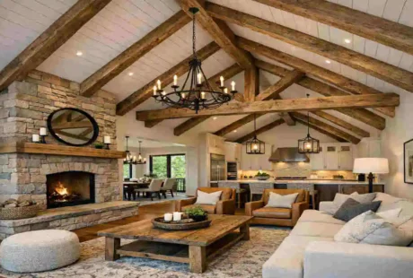 Vaulted Ceilings and Exposed Beams