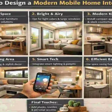 Modern Mobile Home Interio