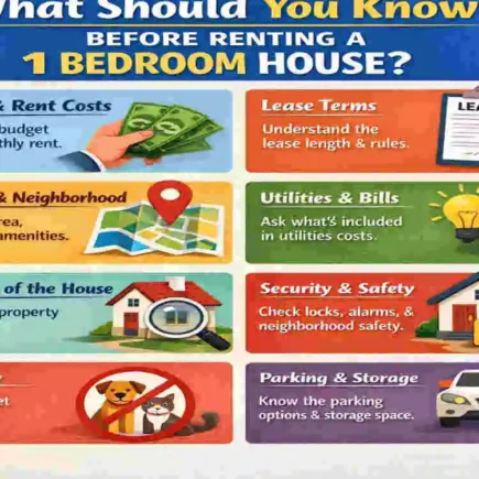 Renting a 1 Bedroom House?