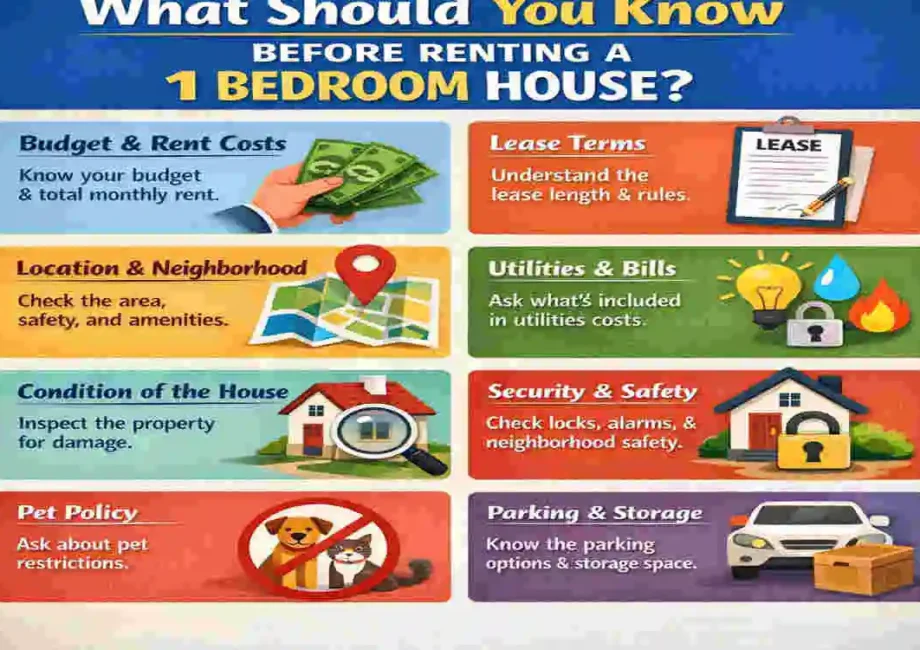 Renting a 1 Bedroom House?