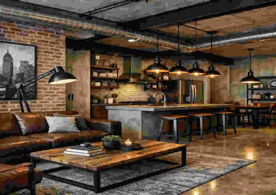 industrial modern homes