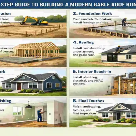 Modern Gable Roof Home