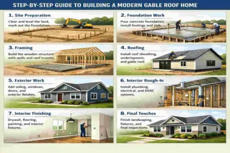Modern Gable Roof Home