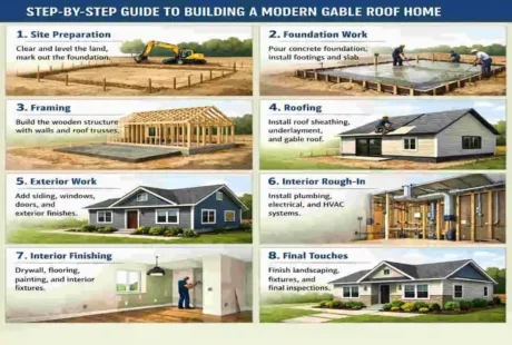 Modern Gable Roof Home