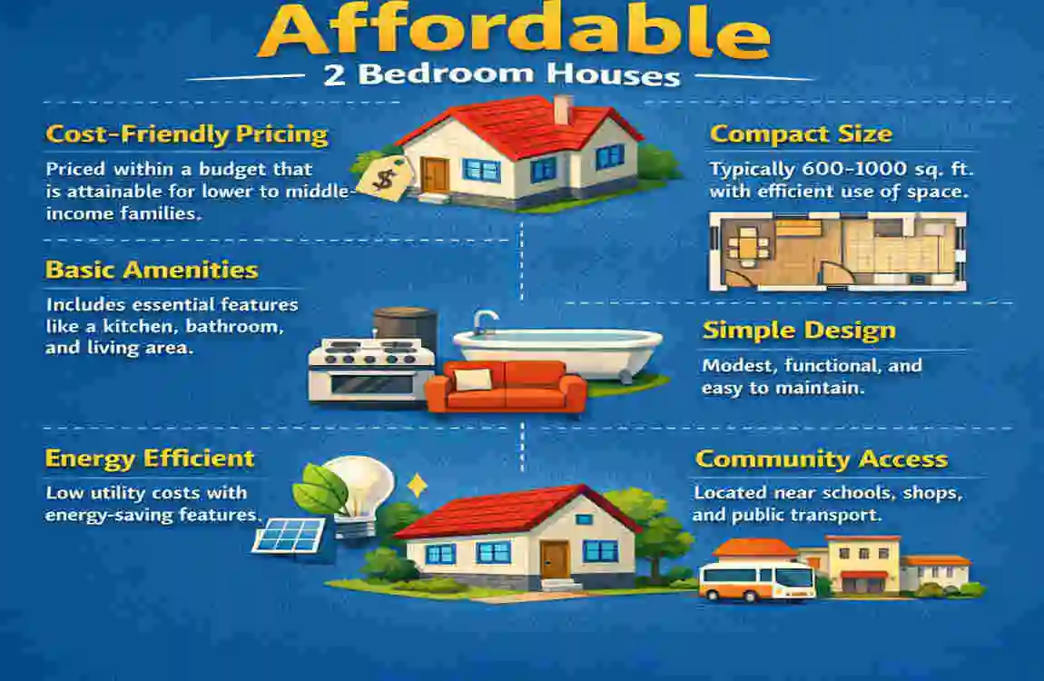 Affordable 2 Bedroom Houses