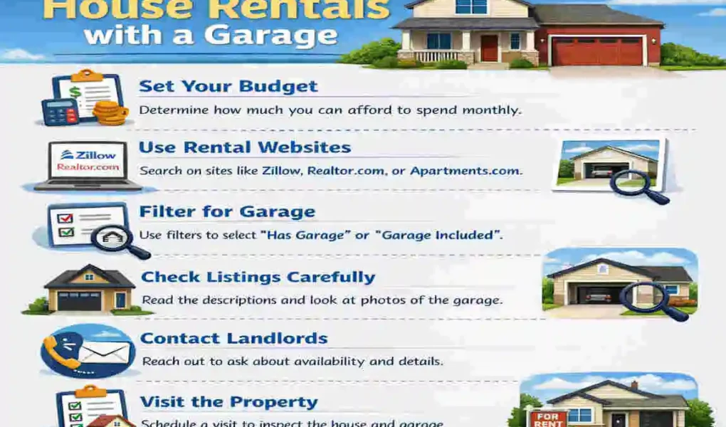 house rentals with garage