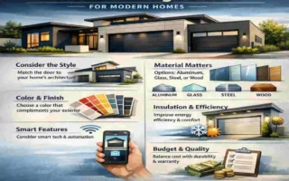 garage door style consultation modern home exteriors las vegas