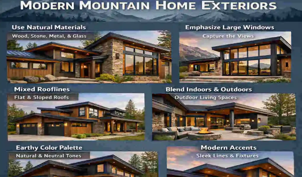 Modern Mountain Home Exteriors