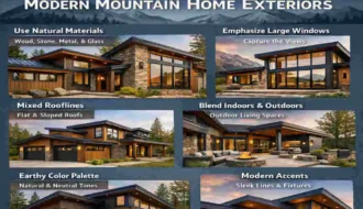 Modern Mountain Home Exteriors