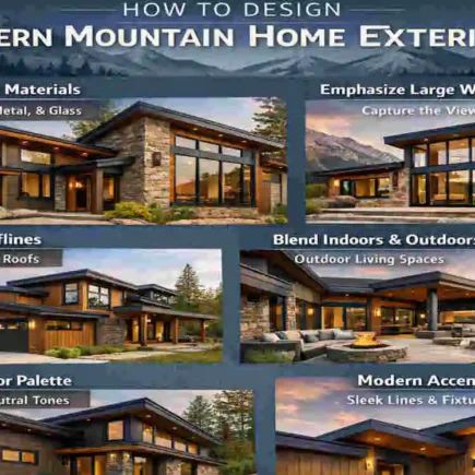 Modern Mountain Home Exteriors