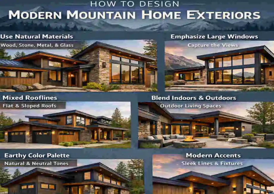 Modern Mountain Home Exteriors