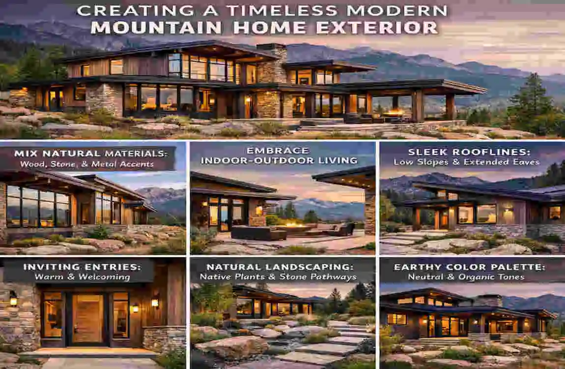 exterior modern mountain homes