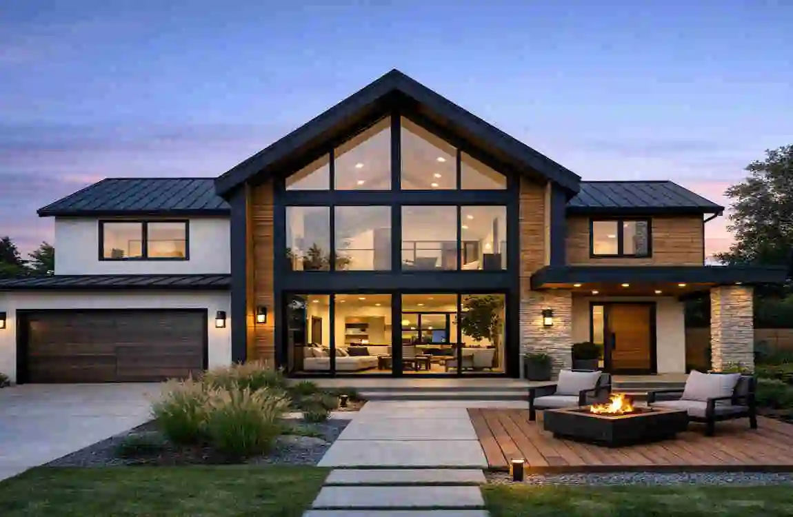 Modern Gable Roof Home