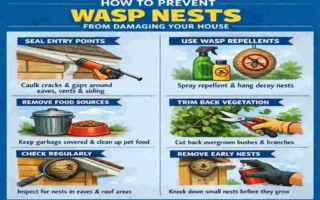 can wasp nest damage house uk