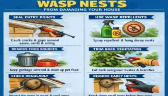 can wasp nest damage house uk
