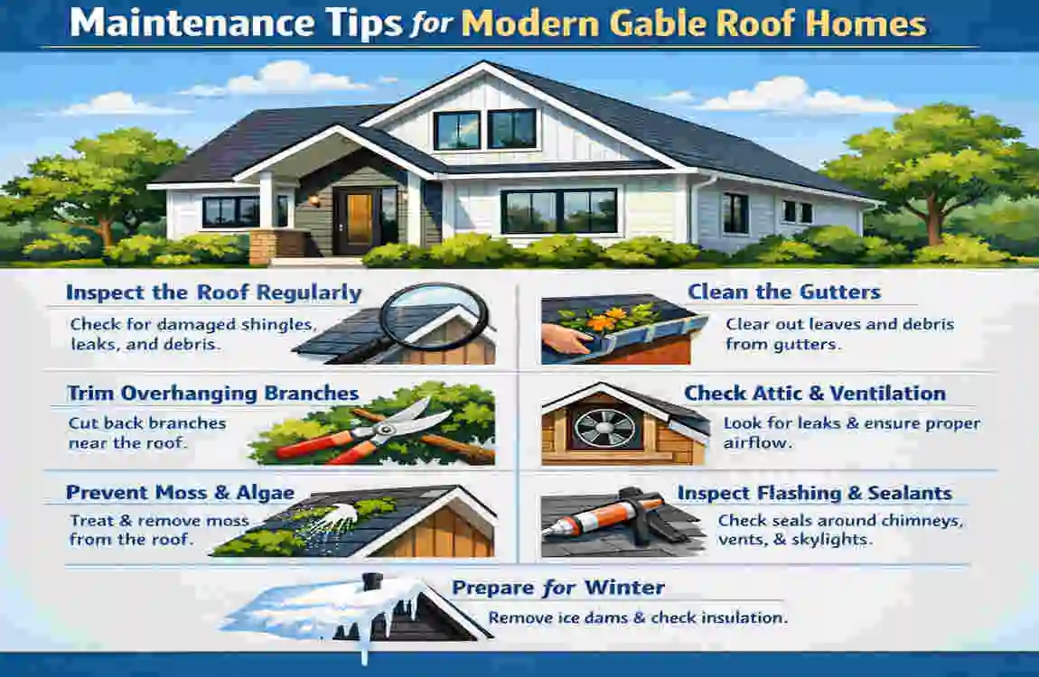 Modern Gable Roof Home