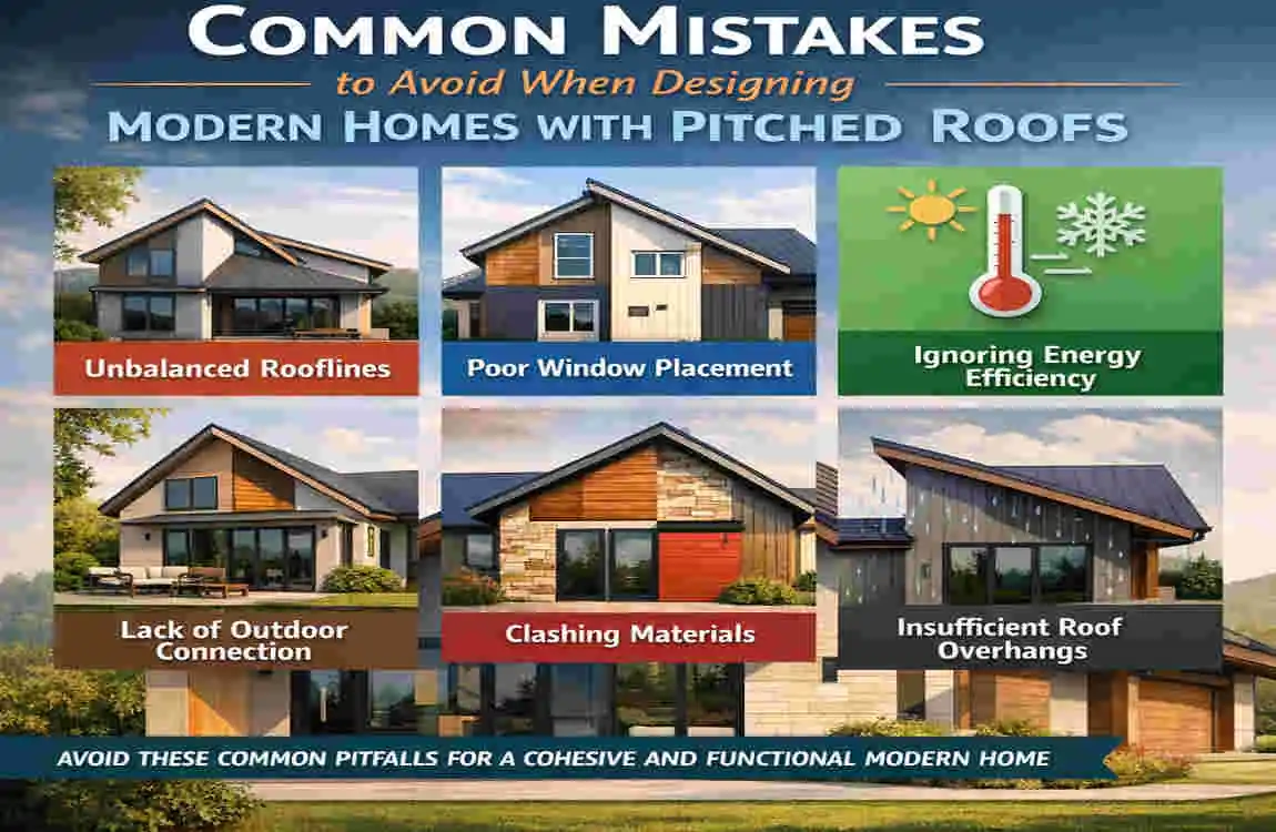 modern homes with pitched roofs