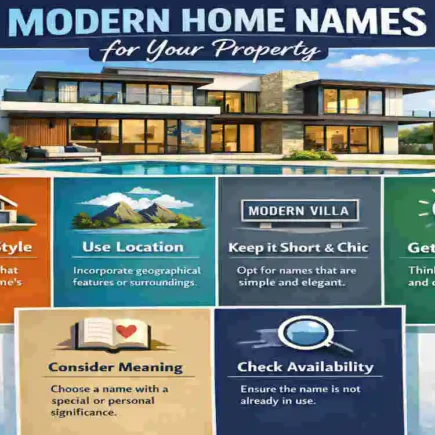 Modern Home Names