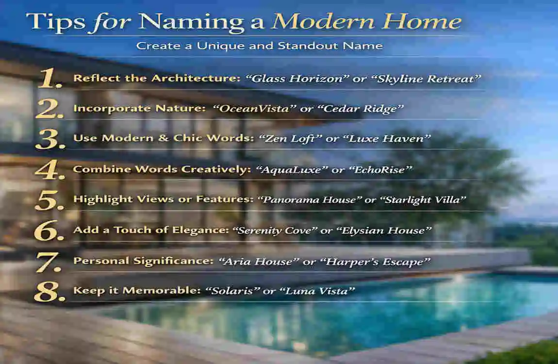 Modern Home Names