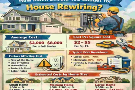 how much does rewiring a house cost