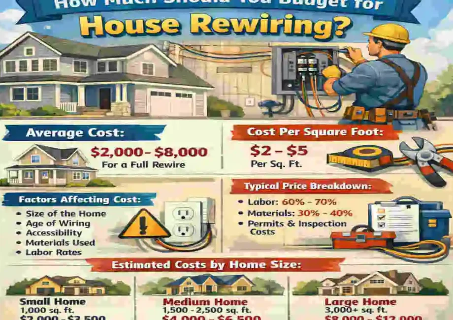 how much does rewiring a house cost