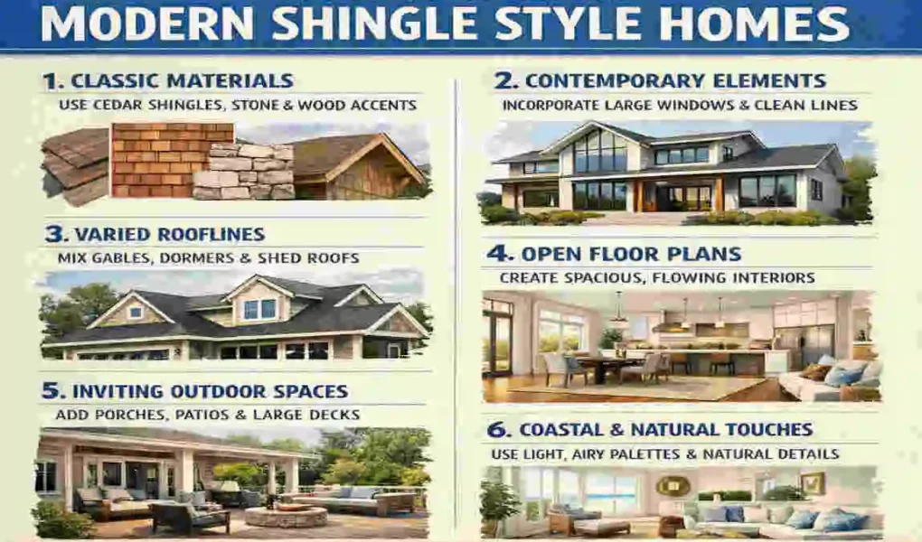 modern shingle style homes