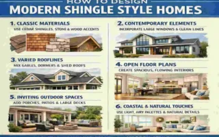 modern shingle style homes