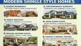 modern shingle style homes