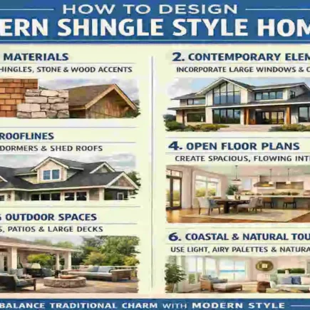 modern shingle style homes