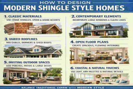 modern shingle style homes