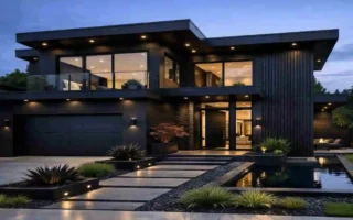 Modern Black Home