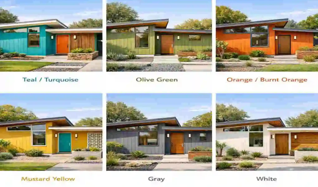 Colors for Mid Century Modern Homes?