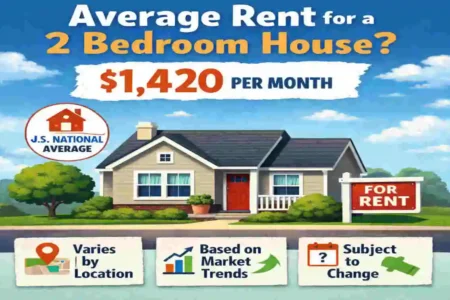 average 2 bedroom house rent