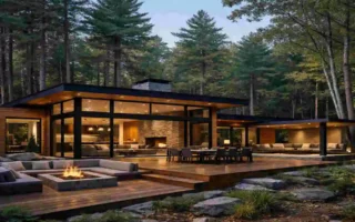 Modern Home in the Woods