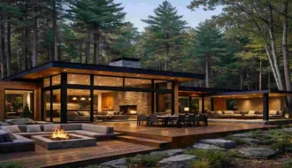 Modern Home in the Woods