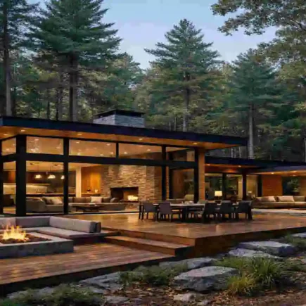 Modern Home in the Woods