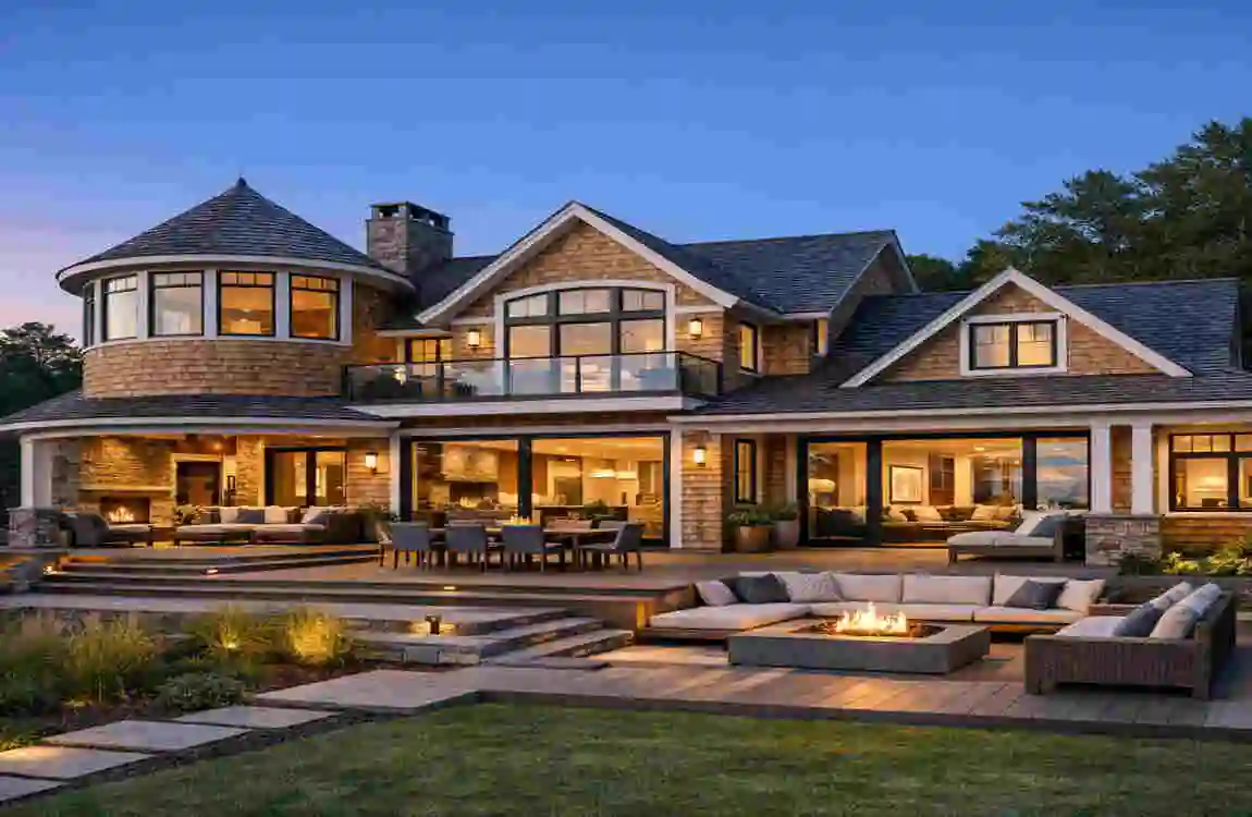 modern shingle style homes