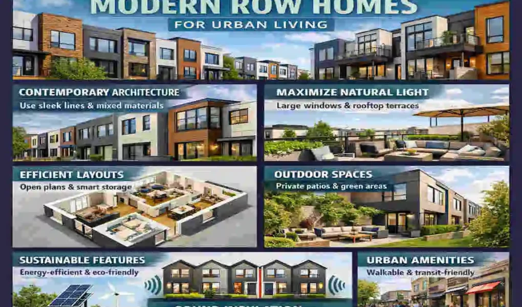 modern row homes