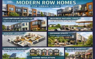 modern row homes