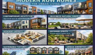 modern row homes
