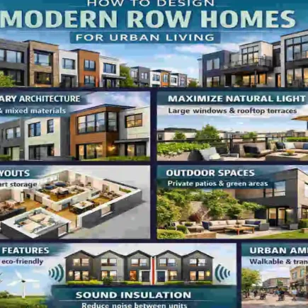 modern row homes
