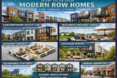 modern row homes