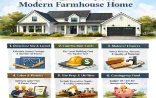 modern farmhouse home cost estimate