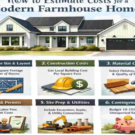 modern farmhouse home cost estimate