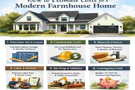 modern farmhouse home cost estimate