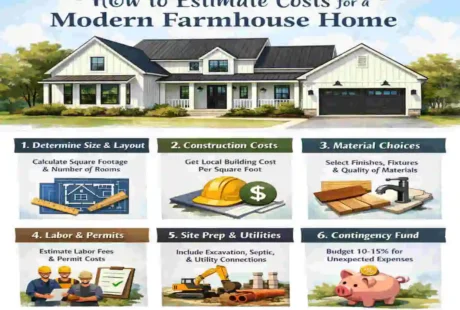 modern farmhouse home cost estimate