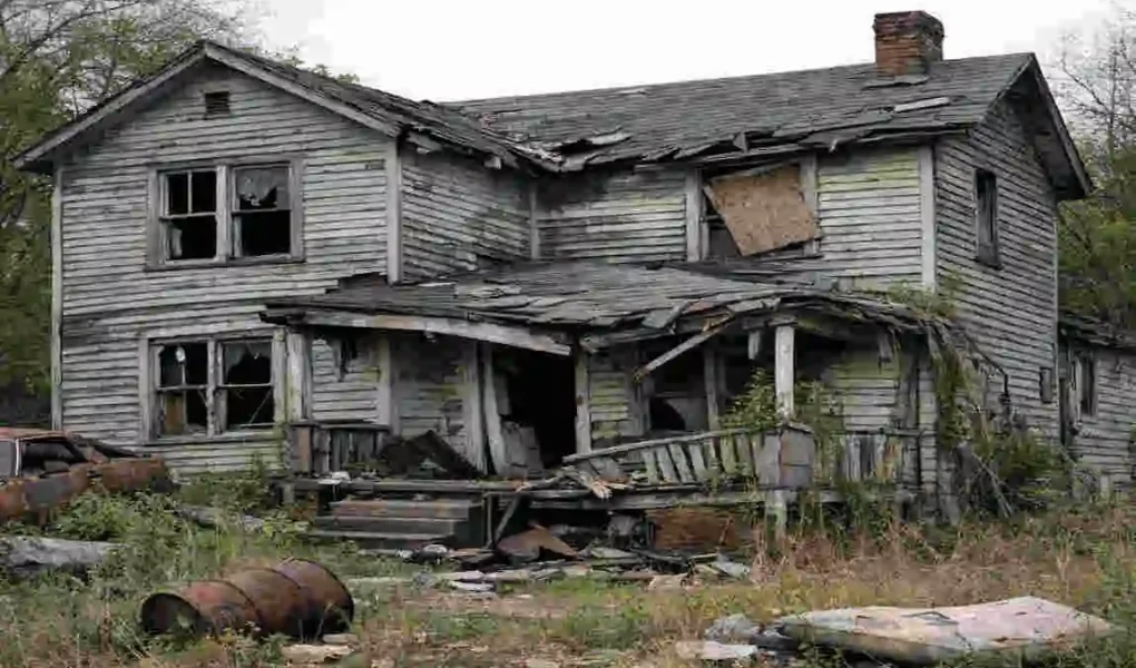 how to tell if a house is abandoned