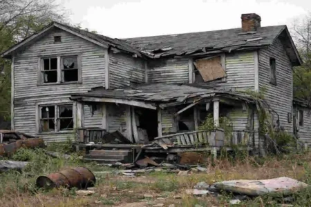 how to tell if a house is abandoned