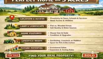 Homes on 5 Acres